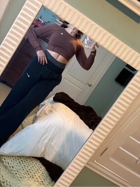 Ryderwear Cropped Long Sleeve Workout Top